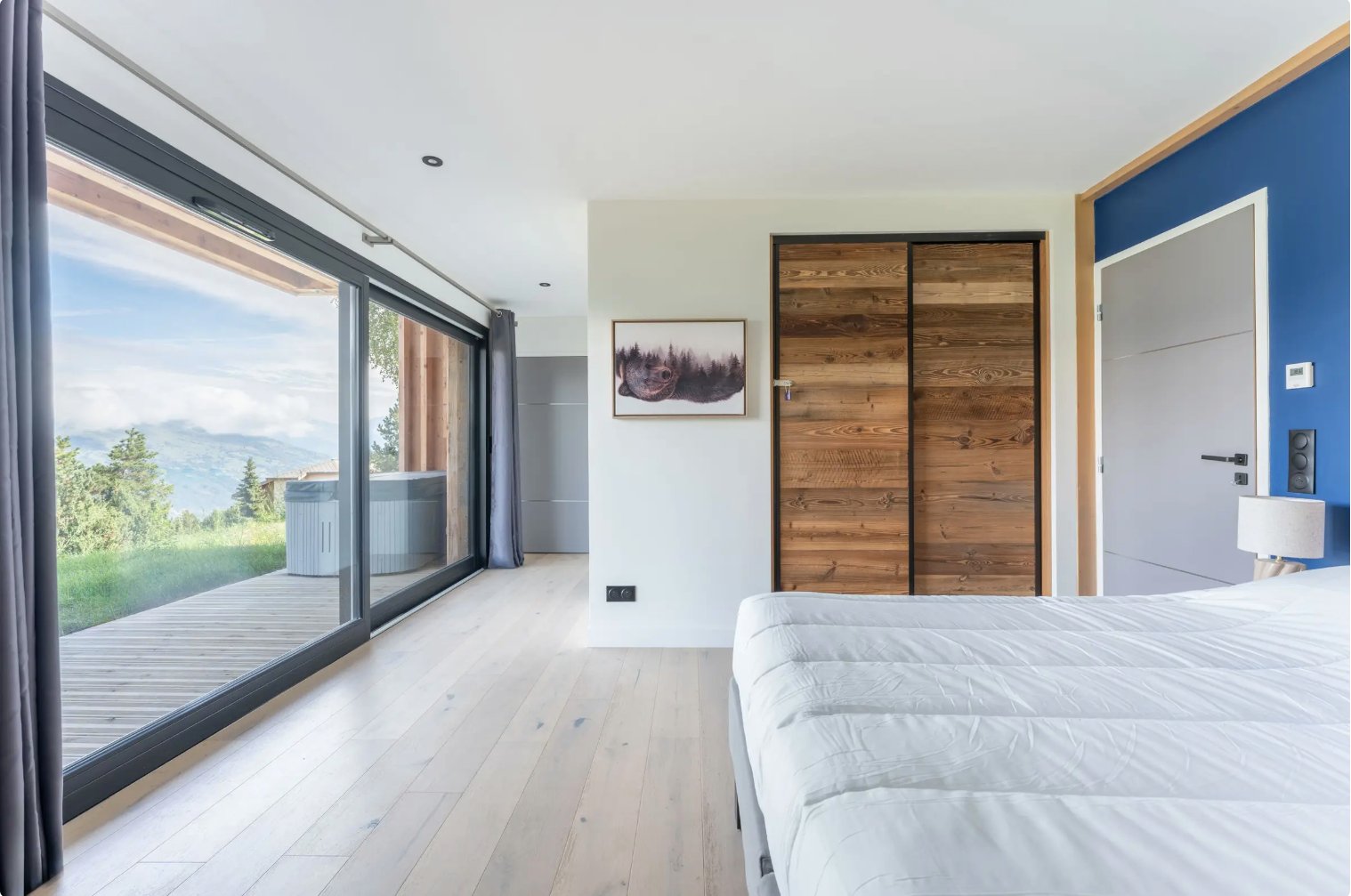 Chalet ASTRO La Plagne Montalbert - Suite parentale avec accès terrasse