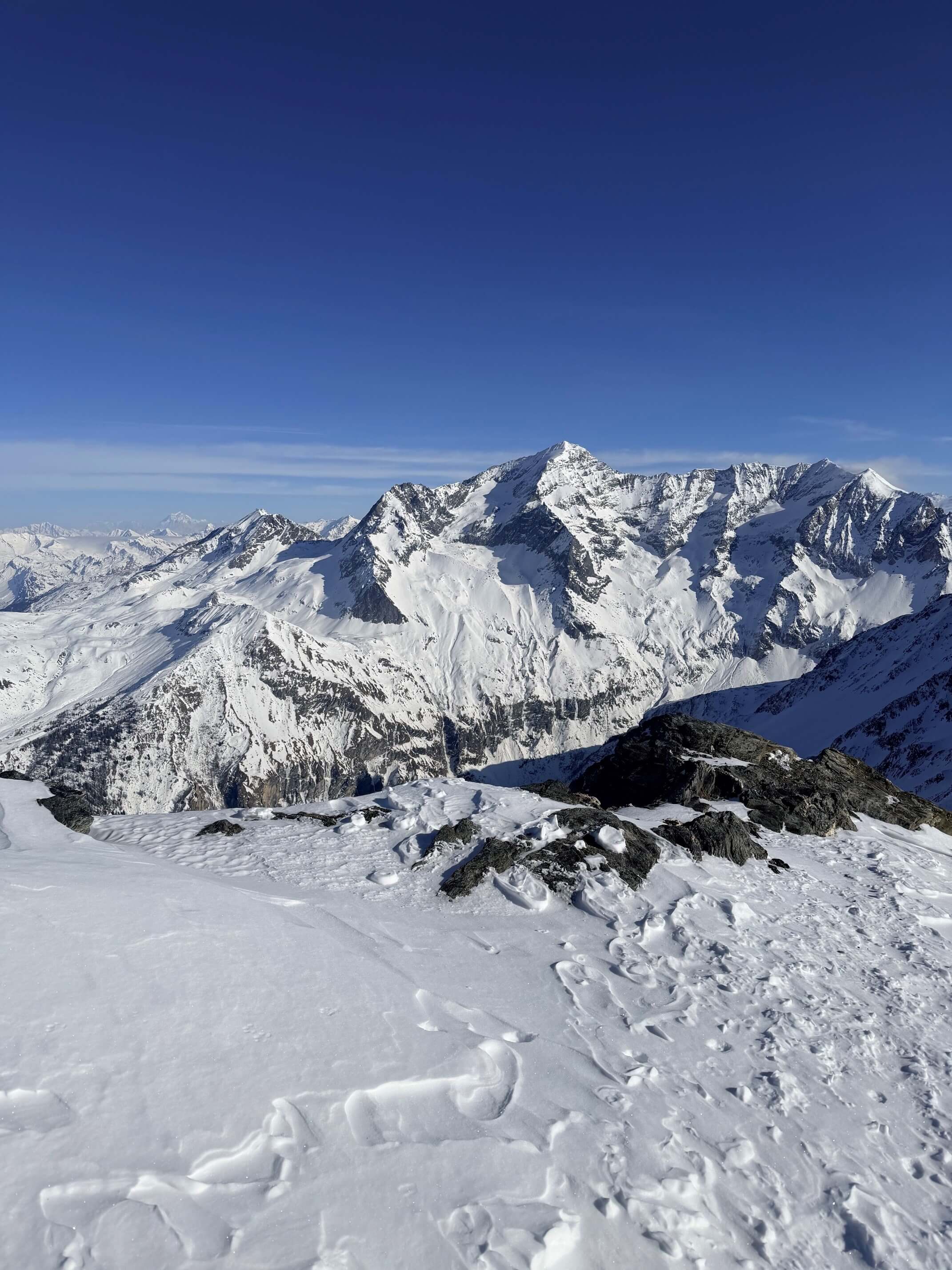 Panorama depuis un sommet du domaine Paradiski
